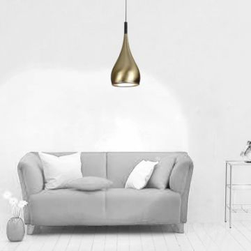 Lustra moderna pe cablu Caom Ø 16x34 cm, alba/neagra/crom/aurie, AZ 0288 - Azzardo [9]