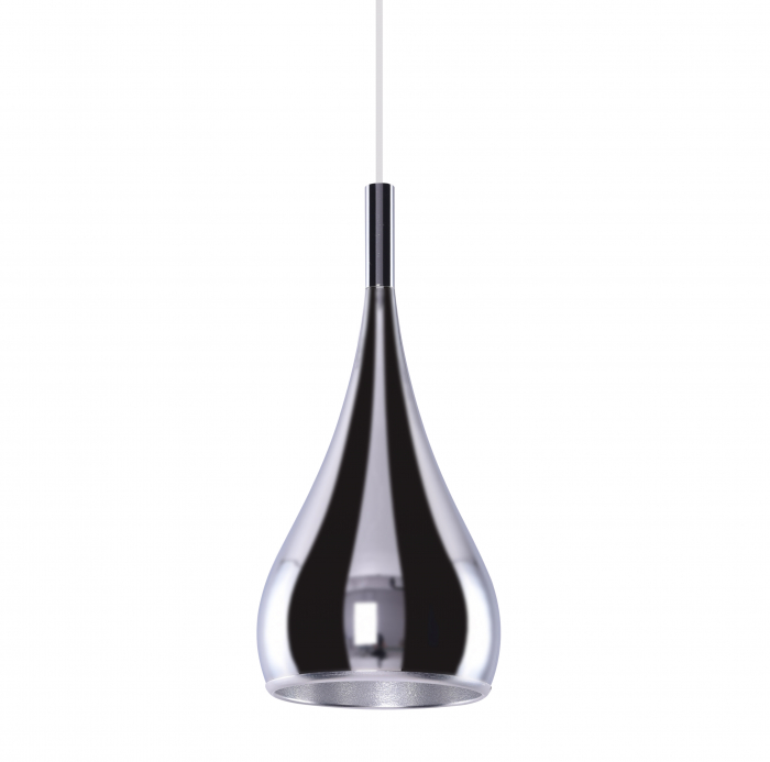 Lustra moderna pe cablu Caom Ø 16x34 cm, alba/neagra/crom/aurie, AZ 0288 - Azzardo [6]