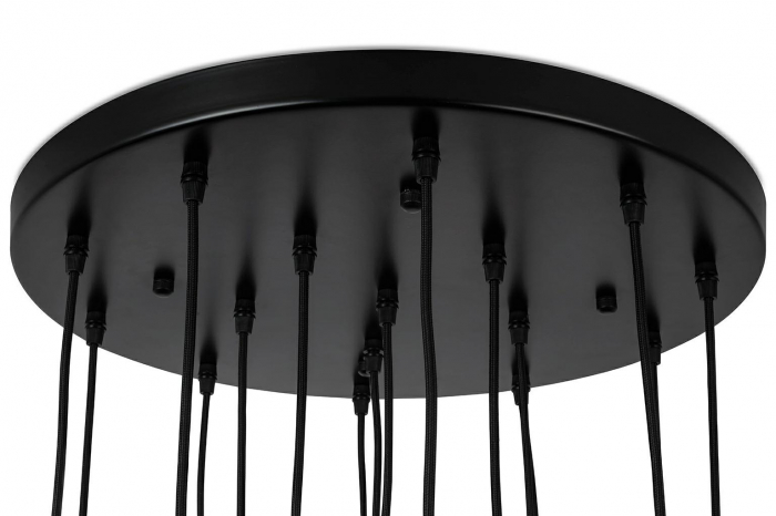 Lustra moderna pendule globuri albe cu auriu Arcadius Round 50x50 cm, design lux, 16 becuri, JD8006-16 - King [4]