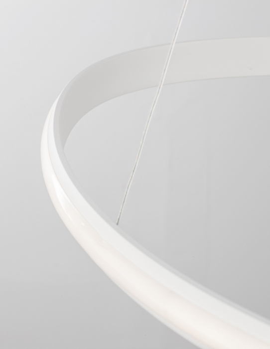 Lustra moderna rotunda dimabila LED Valens Ø74 cm, abajur cerc negru/alb, 9357064 - Novaluce [9]