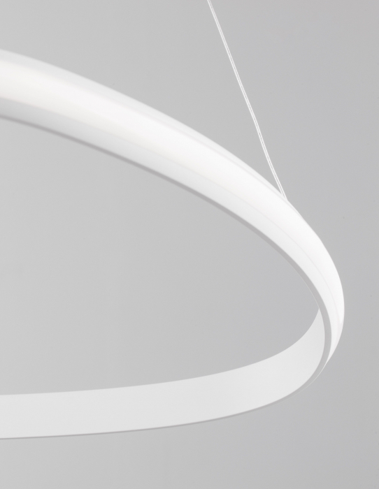 Lustra moderna rotunda dimabila LED Valens Ø74 cm, abajur cerc negru/alb, 9357064 - Novaluce [11]