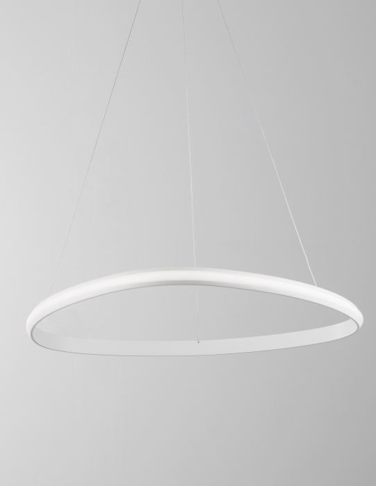 Lustra moderna rotunda dimabila LED Valens Ø74 cm, abajur cerc negru/alb, 9357064 - Novaluce [12]