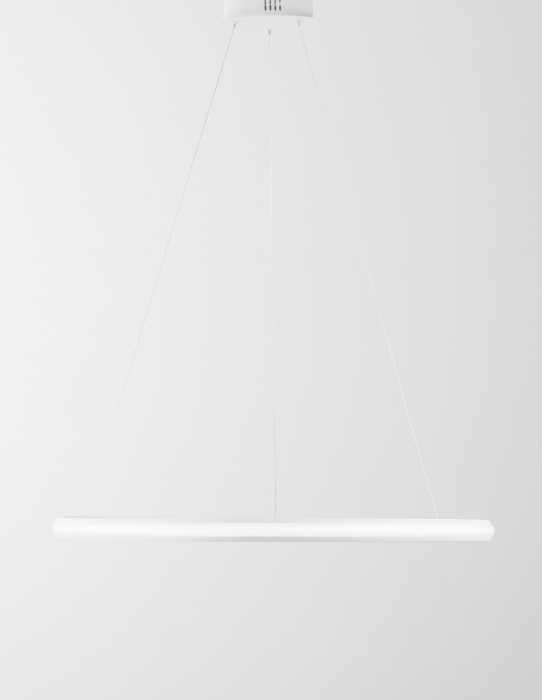 Lustra moderna rotunda dimabila LED Valens Ø74 cm, abajur cerc negru/alb, 9357064 - Novaluce [8]