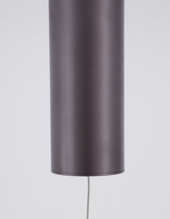 Lustra moderna rotunda LED dimabil Rinat 65 cm metal alb/negru/maro, design minimalist, 9053553 - Novaluce [6]