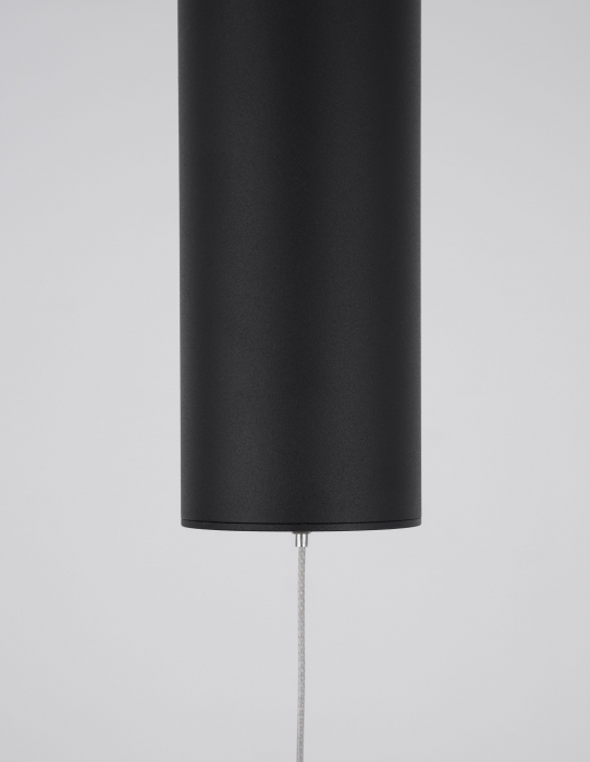 Lustra moderna rotunda LED dimabil Rinat 65 cm metal alb/negru/maro, design minimalist, 9053553 - Novaluce [19]