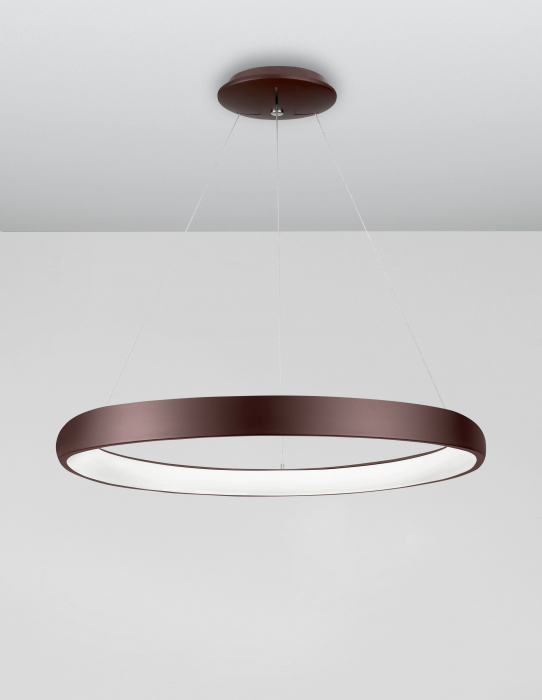 Lustra moderna rotunda LED dimabila Idalia diverse dimensiuni, neagra/gri/maro/alba, 8105620 - Novaluce [33]