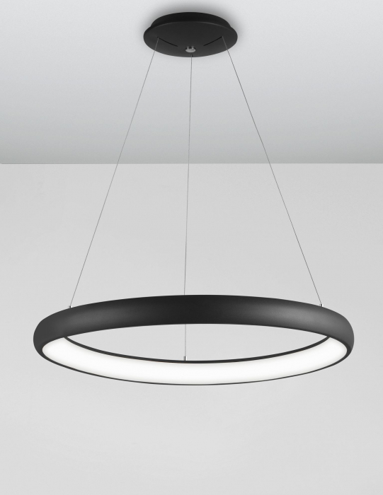 Lustra moderna rotunda LED dimabila Idalia diverse dimensiuni, neagra/gri/maro/alba, 8105620 - Novaluce [17]