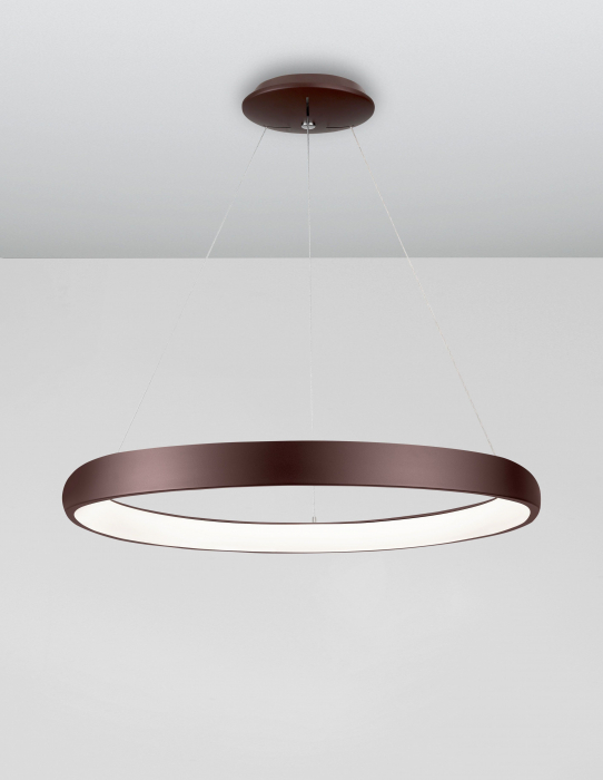 Lustra moderna rotunda LED dimabila Idalia diverse dimensiuni, neagra/gri/maro/alba, 8105620 - Novaluce [34]
