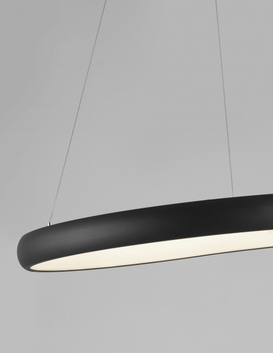 Lustra moderna rotunda LED dimabila Idalia diverse dimensiuni, neagra/gri/maro/alba, 8105620 - Novaluce [11]
