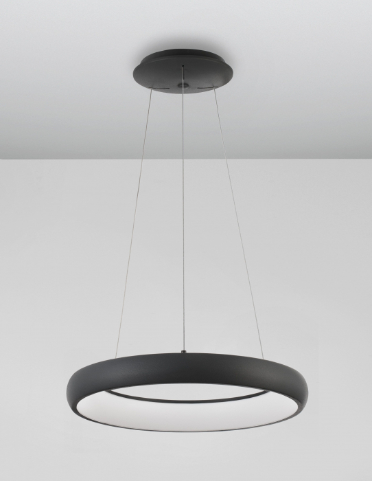 Lustra moderna rotunda LED dimabila Idalia diverse dimensiuni, neagra/gri/maro/alba, 8105620 - Novaluce [2]