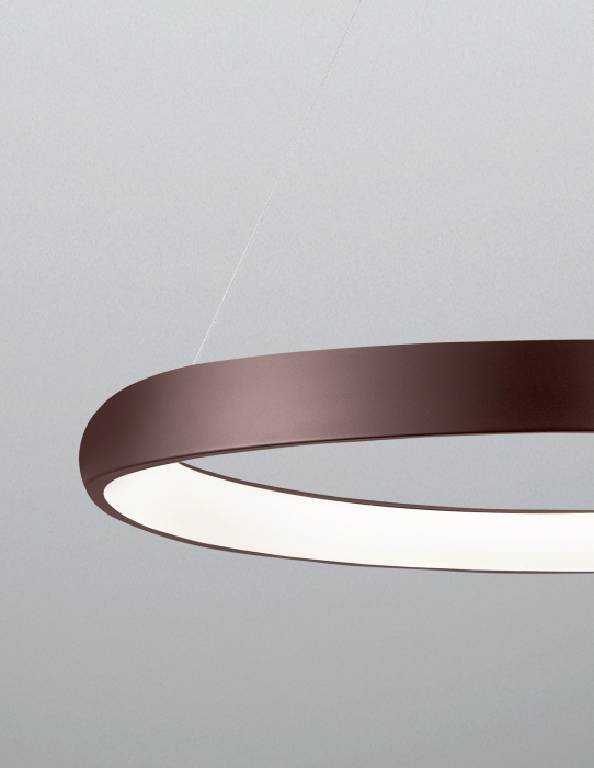 Lustra moderna rotunda LED dimabila Idalia diverse dimensiuni, neagra/gri/maro/alba, 8105620 - Novaluce [35]