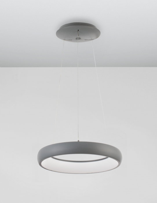 Lustra moderna rotunda LED dimabila Idalia diverse dimensiuni, neagra/gri/maro/alba, 8105620 - Novaluce [24]