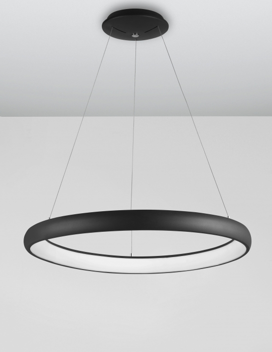 Lustra moderna rotunda LED dimabila Idalia diverse dimensiuni, neagra/gri/maro/alba, 8105620 - Novaluce [16]