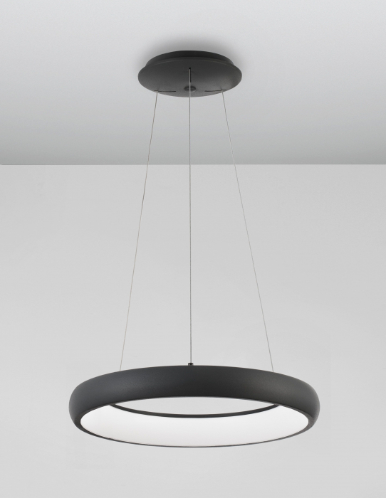 Lustra moderna rotunda LED dimabila Idalia diverse dimensiuni, neagra/gri/maro/alba, 8105620 - Novaluce [3]