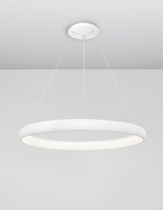 Lustra moderna rotunda LED dimabila Idalia diverse dimensiuni, neagra/gri/maro/alba, 8105620 - Novaluce [45]