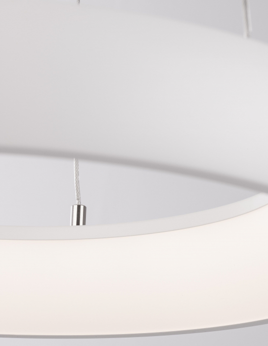 Lustra moderna rotunda LED dimabila Idalia diverse dimensiuni, neagra/gri/maro/alba, 8105620 - Novaluce [41]