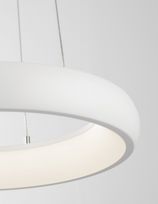 Lustra moderna rotunda LED dimabila Idalia diverse dimensiuni, neagra/gri/maro/alba, 8105620 - Novaluce [40]