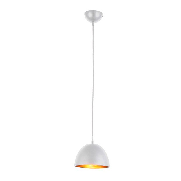 Lustra moderna rotunda metal Kissmet Ø 18/40/50 cm, negru/alb cu auriu, crom, AZ 1395 - Azzardo [3]