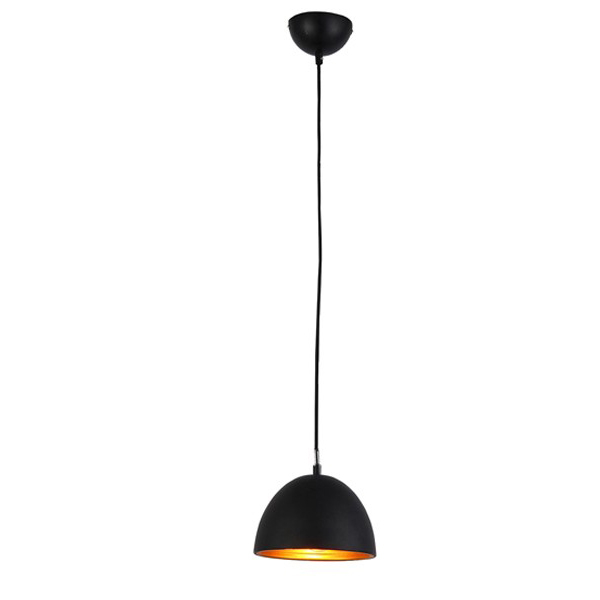 Lustra moderna rotunda metal Kissmet Ø 18/40/50 cm, negru/alb cu auriu, crom, AZ 1395 - Azzardo [2]