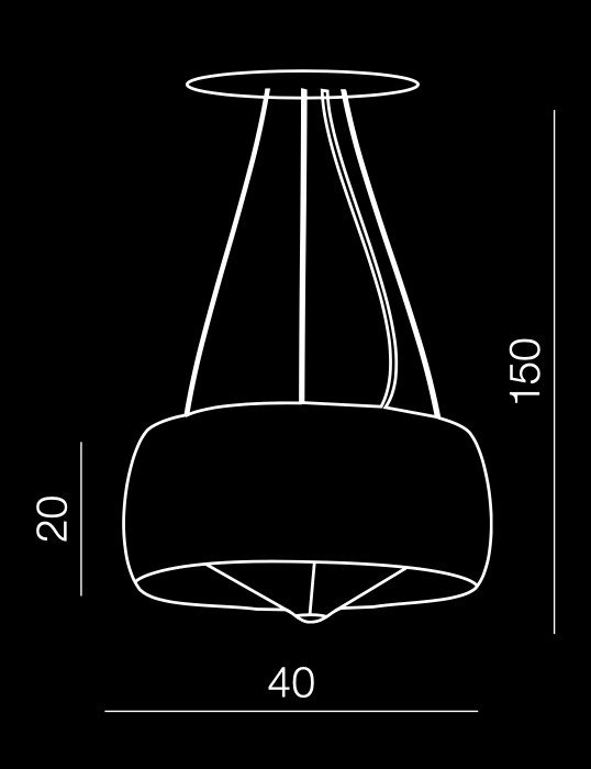 Lustra moderna suspendata Kugle Ø 40, sticla crom/neagra/transparenta, 3 becuri, AZ 0846 - Azzardo [8]