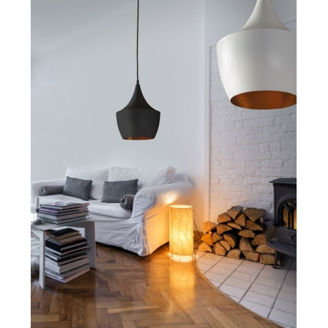 Lustra moderna Sylvi Ø 24x30 cm alb/negru cu auriu, stil industrial, aluminiu, AZ 1406 - Azzardo [3]