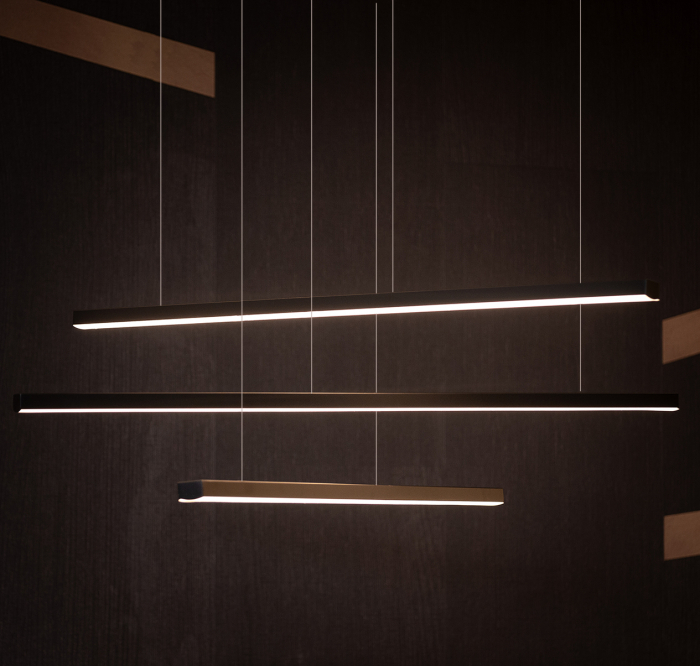 Lustra neagra 3xLED dimabil Linda III 100x100 cm metal/acril, inaltime reglabila, P0311D - Maxlight [4]