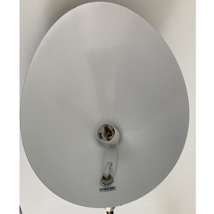 Lustra neagra design industrial Raven 6 brate reglabile, metal detalii aurii, P8706 - Stepintodesign [5]
