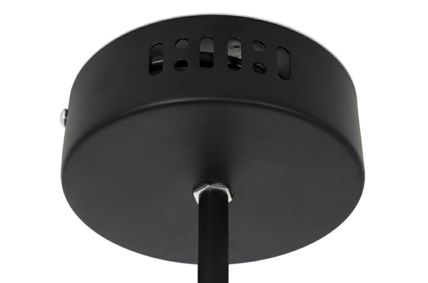 Lustra neagra design minimalist Kronos, iluminare LED, JD2819-S - King [7]