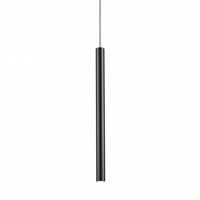 Lustra neagra LOYA pendul cilindric cu iluminare LED, inaltime reglabila, 003064-003493 - Zumaline [2]