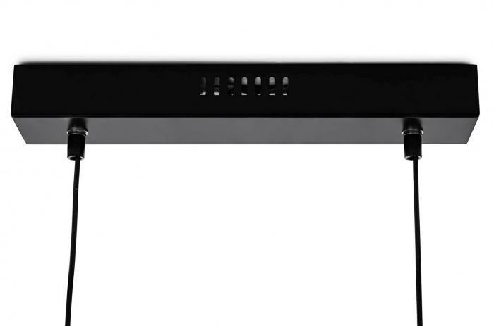 Lustra orizontala design modern Enoch 3 74 cm, cupru/negru, iluminare LED, XCP7598-3 BLACK - King [11]