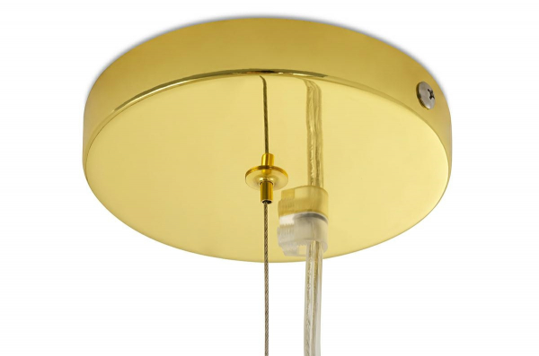 Lustra orizontala design modern Oskar Long 175 cm, crom/auriu, DW-d1005-10C.GOLD - King [4]