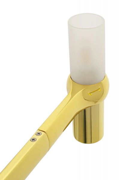 Lustra orizontala design modern Oskar Long 175 cm, crom/auriu, DW-d1005-10C.GOLD - King [3]