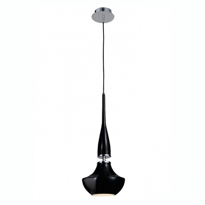 Lustra pe fir moderna alba/neagra Eglan, design modern, 1 bec, AZ 0260 - Azzardo [6]