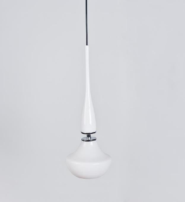Lustra pe fir moderna alba/neagra Eglan, design modern, 1 bec, AZ 0260 - Azzardo [4]