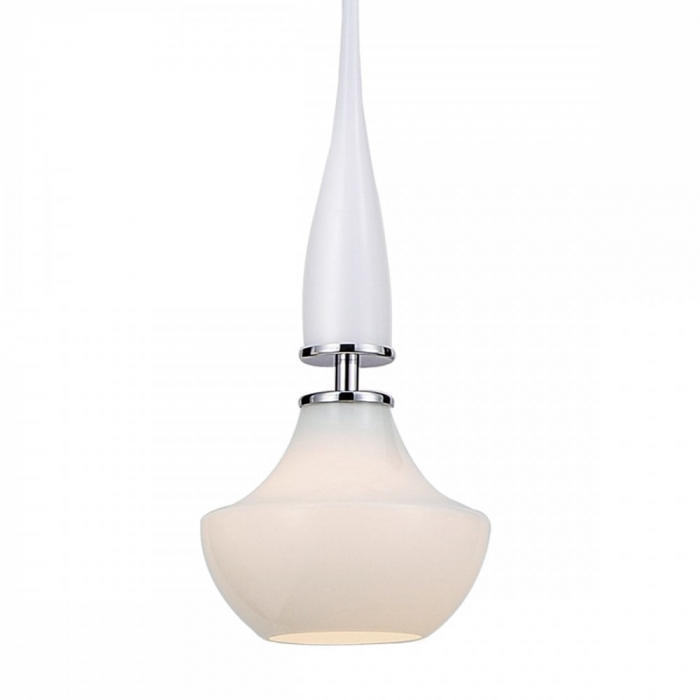 Lustra pe fir moderna alba/neagra Eglan, design modern, 1 bec, AZ 0260 - Azzardo [3]