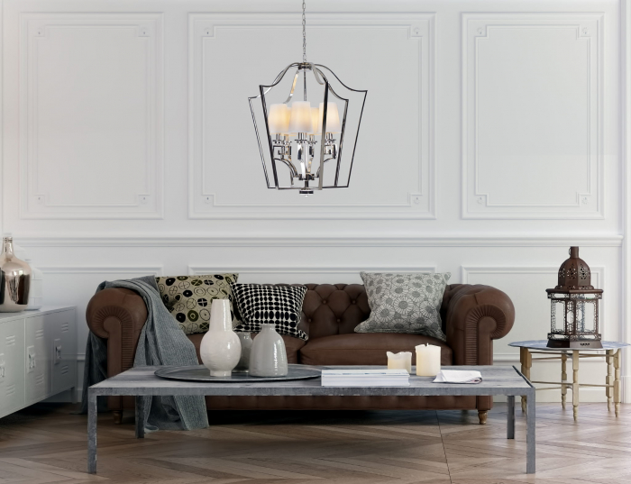 Lustra pe lant Vinko Ø 53 cm metal/material textil, inaltime reglabila, P0323 - Maxlight [2]