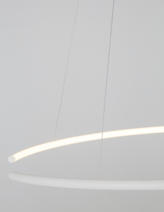 Lustra pendul cerc LED alba/neagra Vilma Ø30 cm, stil minimalist, 9010023 - Novaluce [15]