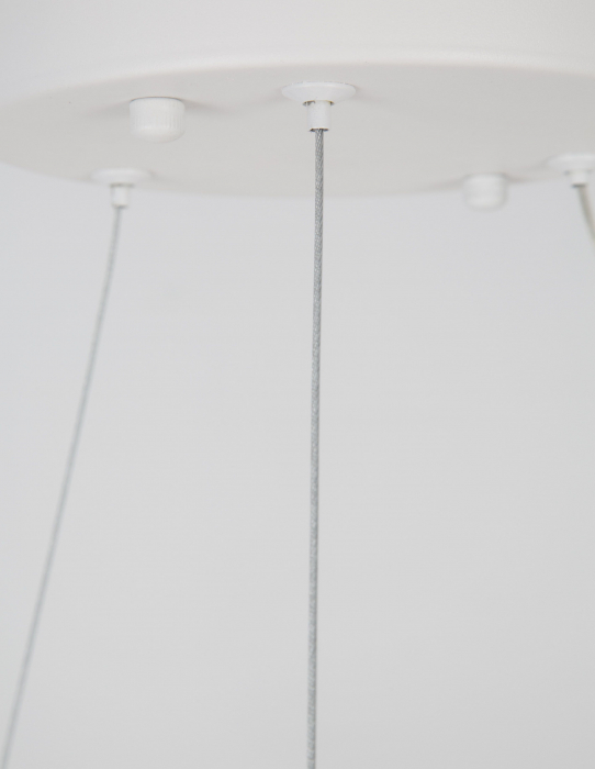 Lustra pendul cerc LED alba/neagra Vilma Ø30 cm, stil minimalist, 9010023 - Novaluce [16]