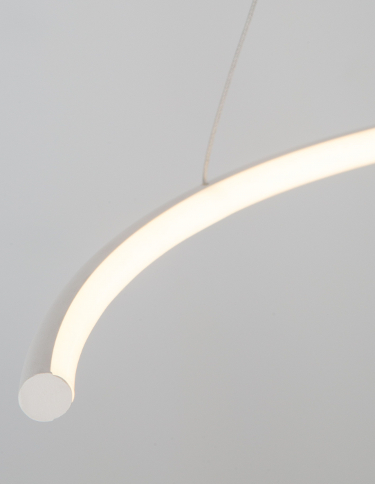 Lustra pendul cerc LED alba/neagra Vilma Ø30 cm, stil minimalist, 9010023 - Novaluce [14]