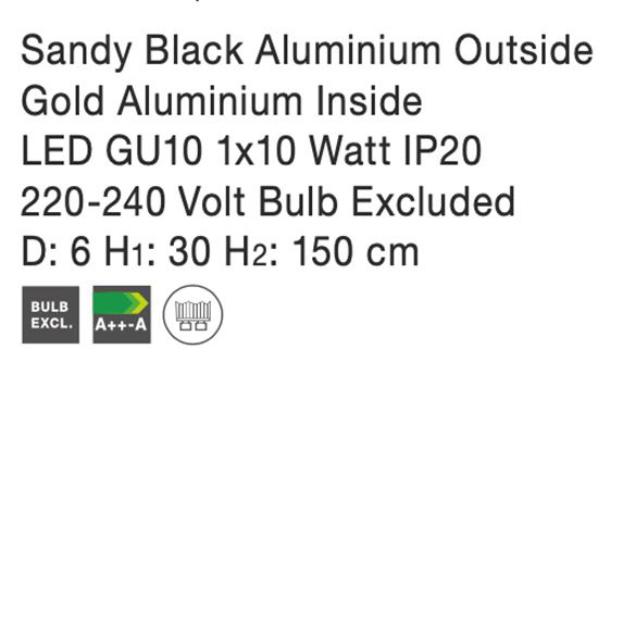 Lustra pendul cilindric negru/alb Jolan, metal, inaltime reglabila, 9184376 - Novaluce [4]