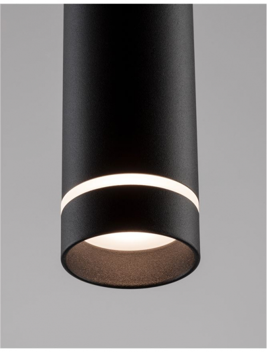 Lustra pendul cilindric negru/alb Lanto, metal, inaltime reglabila, 9387004 - Novaluce [18]