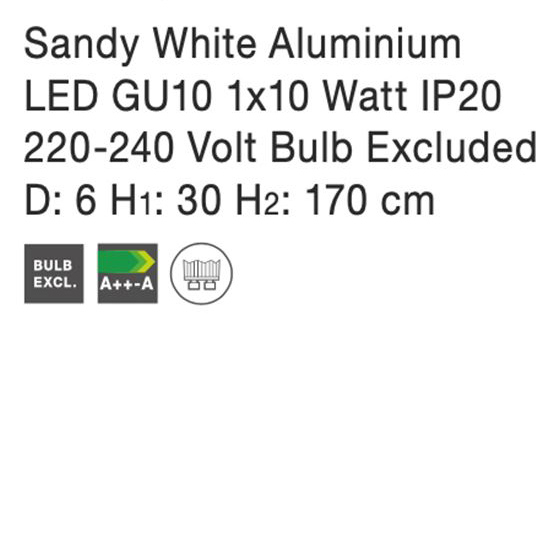 Lustra pendul cilindric negru/alb Toma, metal, inaltime reglabila, 834869 - Novaluce [3]