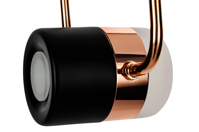 Lustra pendul design modern Enoch aurie/alb, aurie rose/negru, XCP7598.WHITE - King [14]