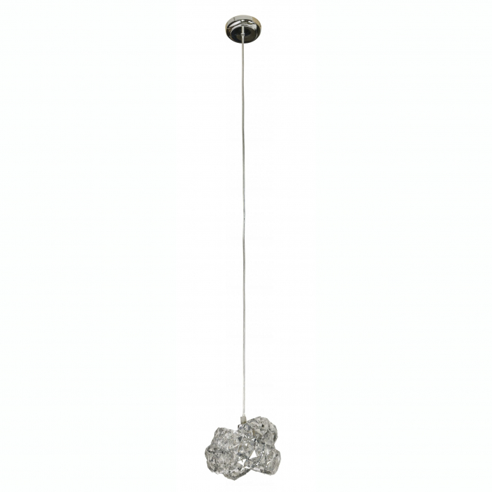 Lustra pendul extravaganta Amelie abajur cristale, design modern, 1 bec, AZ 2104 - Azzardo [2]