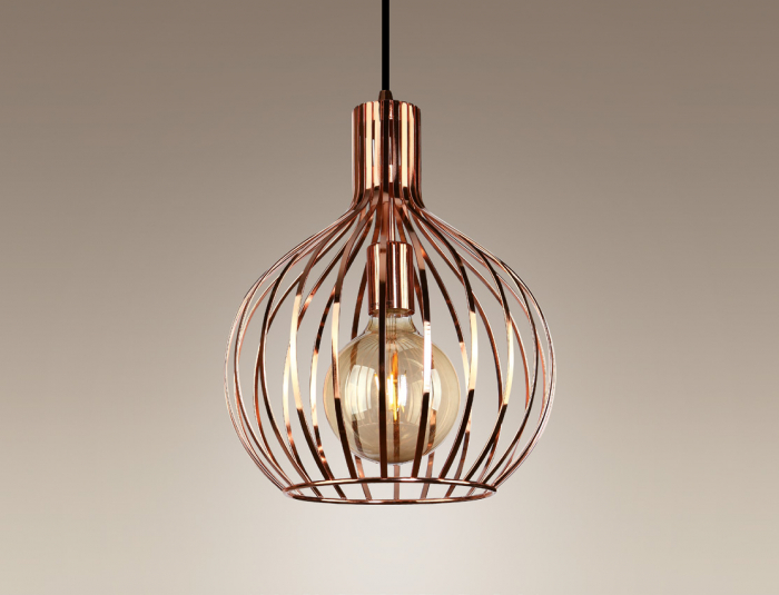 Lustra pendul finisaj cupru Coline Ø 23 cm, metal, inaltime reglabila, P0182 - Maxlight [2]