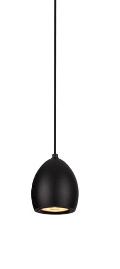 Lustra pendul iluminare LED Devan negru Ø 7 cm din metal, inaltime reglabila, P0433 - Maxlight [2]