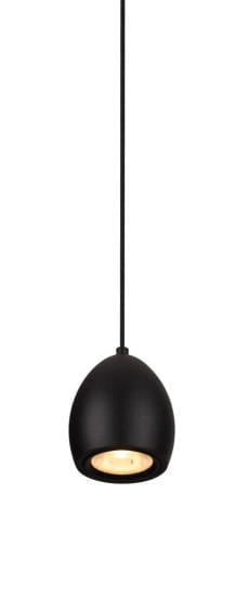 Lustra pendul iluminare LED Devan negru Ø 7 cm din metal, inaltime reglabila, P0433 - Maxlight [3]