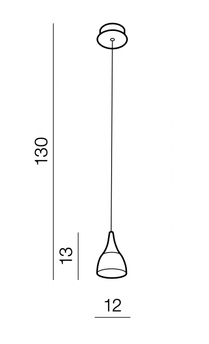 Lustra pendul LED alba/neagra Londyn, abajur acril transparent/aluminiu, AZ 2909 - Azzardo [4]