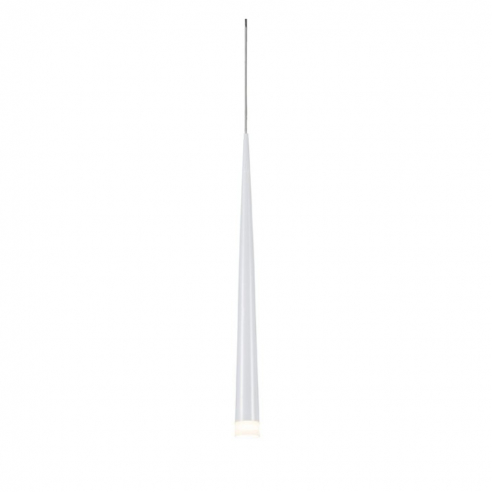 Lustra pendul LED forma con negru/alb/crom Culh 5x60 cm, design modern, metal, AZ 0116 - Azzardo [8]