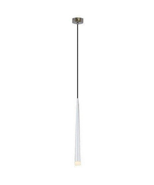 Lustra pendul LED forma con negru/alb/crom Culh 5x60 cm, design modern, metal, AZ 0116 - Azzardo [9]